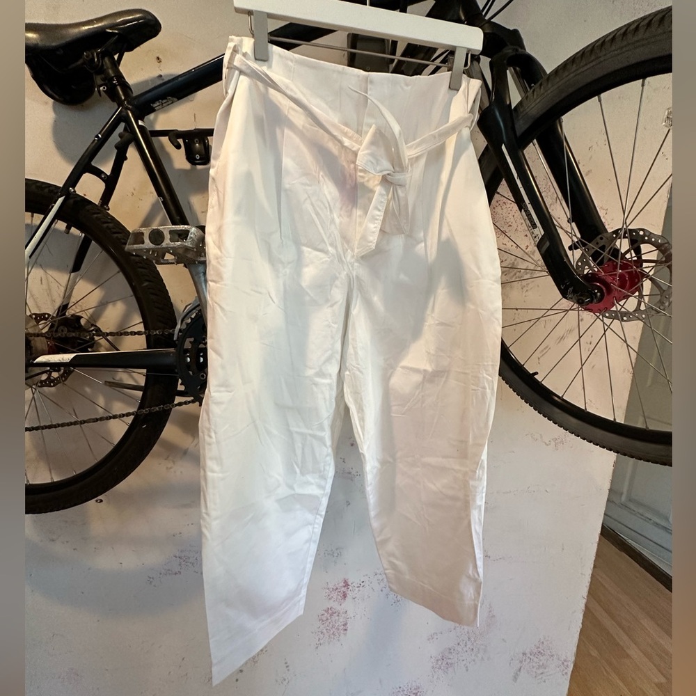 Kate SpadeTwst Ppln Pant White Size 14